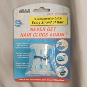 White Hair Cyclone Drain Protector